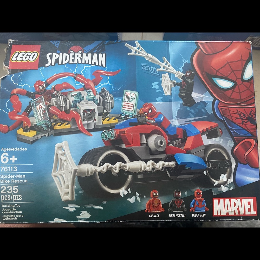New Box Ripped Lego Spider-Man SET